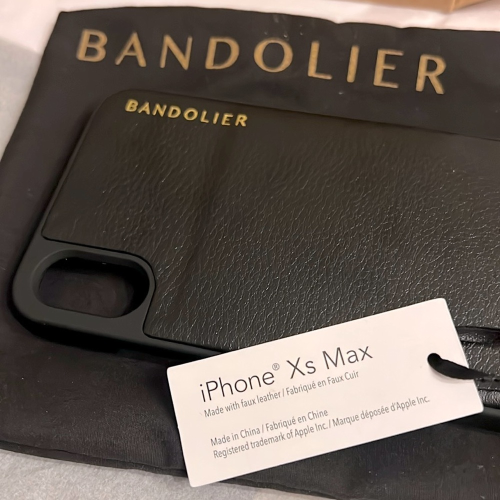Bandolier Black iPhone Xs Max Case